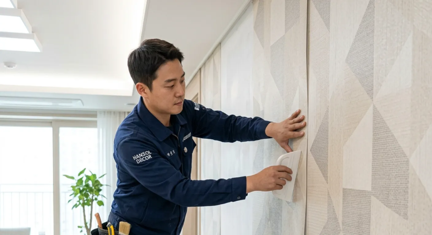 집수리25 도배 시공